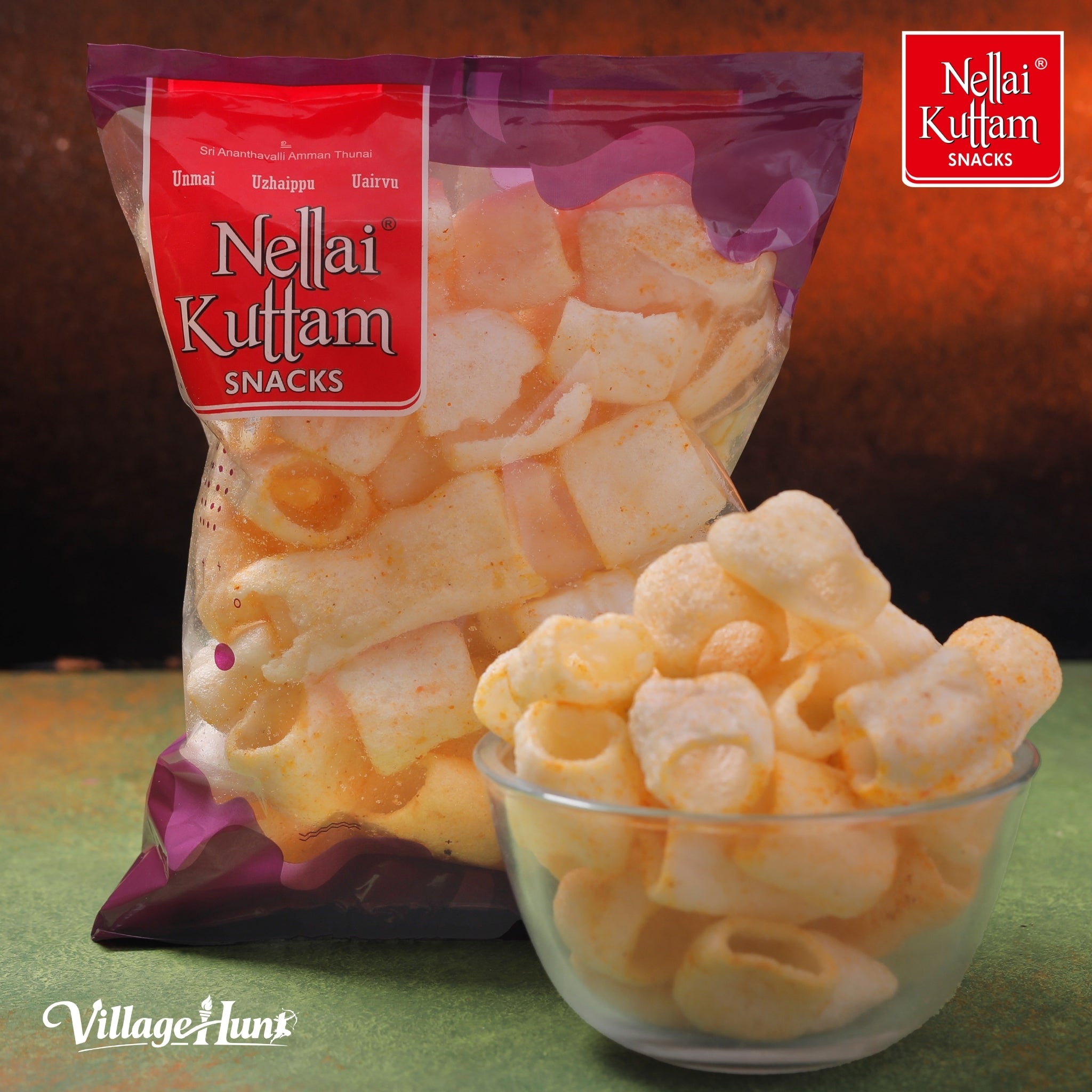 Fryums 50g Crispy Snack – Ready to Fry Crunchy Snack | Nellai Kuttam Snacks