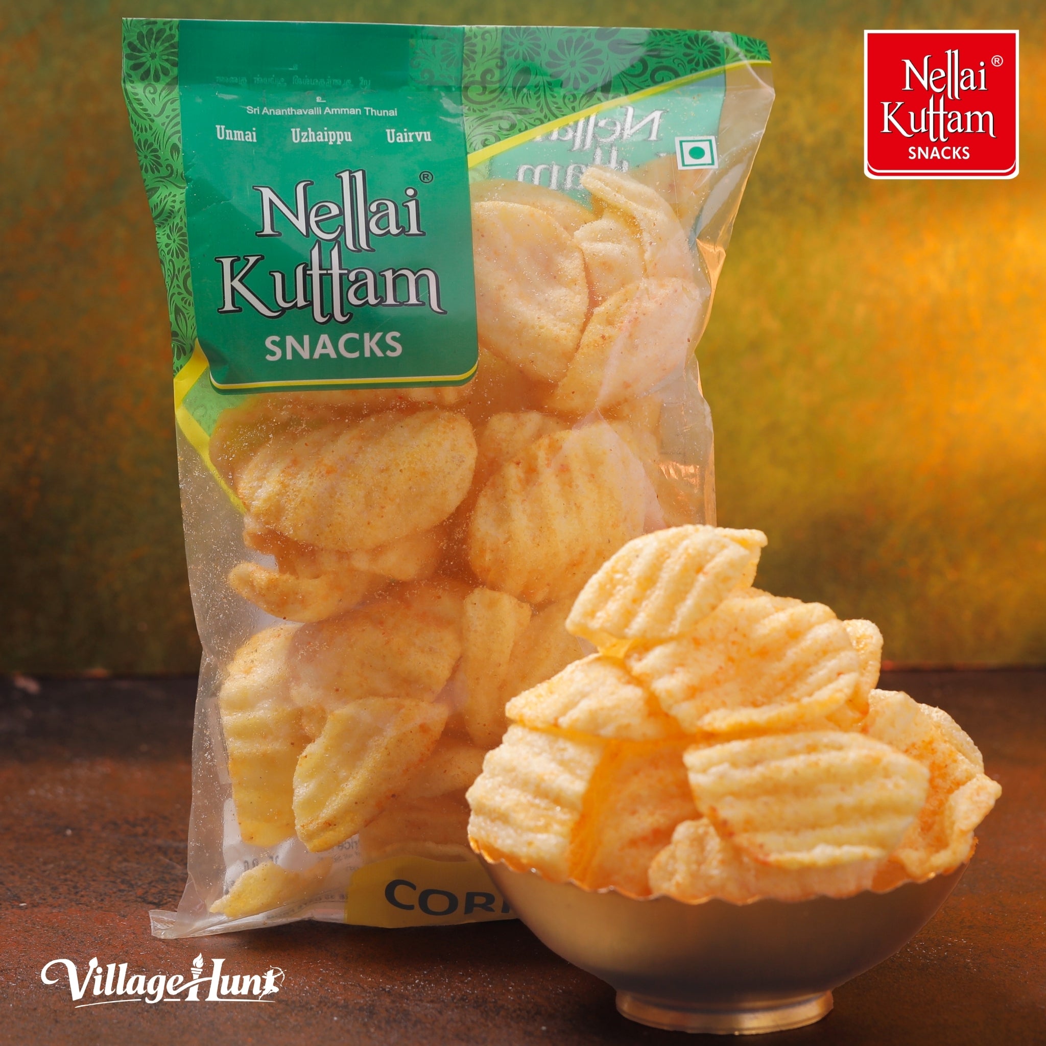 Corn Pappad 50g – Crispy Corn Snack | Nellai Kuttam Snacks