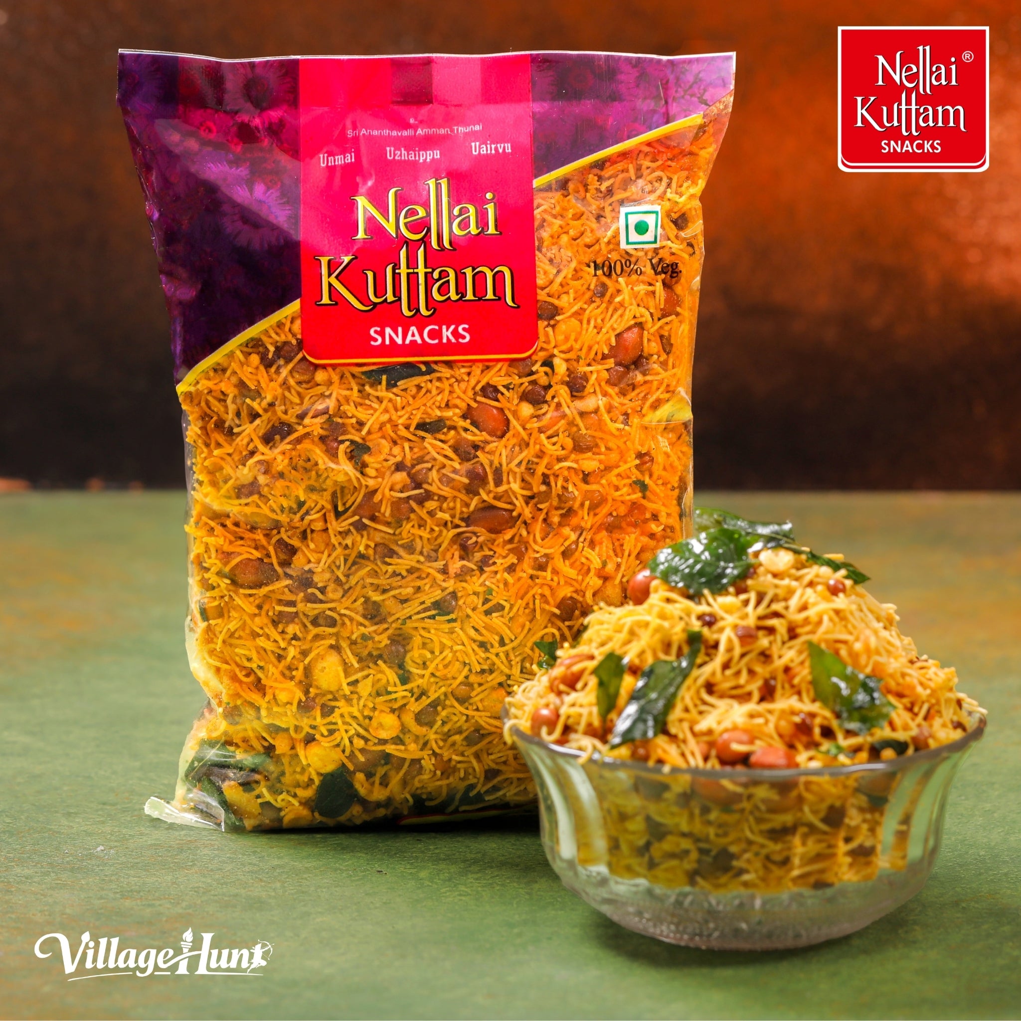 Bombay Mixture (150g) – Traditional South Indian Snack - Nellai Kuttam Snacks